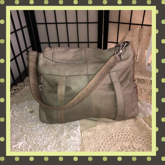 The Sak Distressed Leather Shoulder Bag USED - Picture 3 of 7